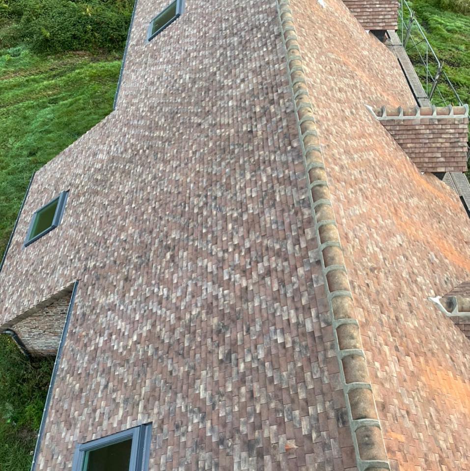 Vue aérienne toiture